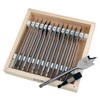 Dapetz ® 13Pc Wood Drill Bit Set Flat Spade Hex