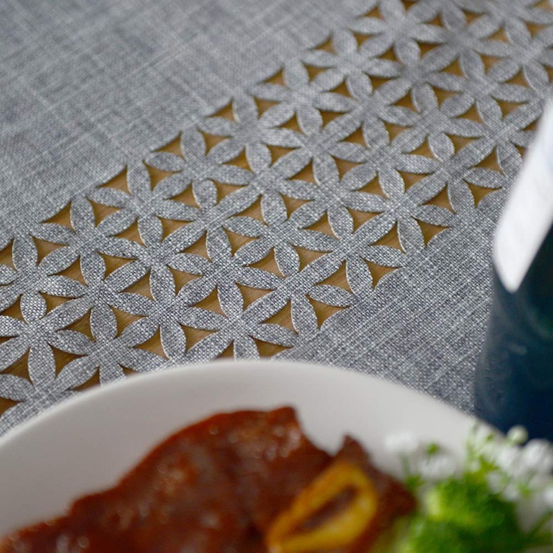 Linen Tablecloth Beautiful Laser Cut Patterned Tablecloths Are Suitable for