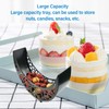 Ramadan Dessert Tray Iron Reusable Large Capacity Moon Star Shaped