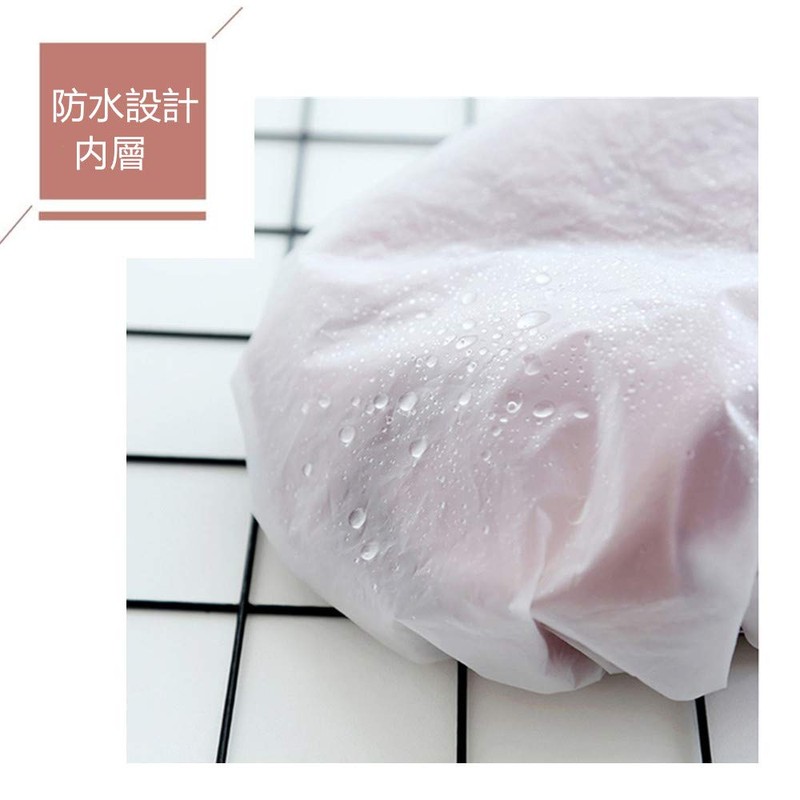 4 Pcs Shower Caps Reusable Shower Caps Double Waterproof Shower