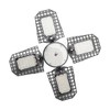 LED Garage Lights Foldable 4 Leaves 100W High Brightness Energy