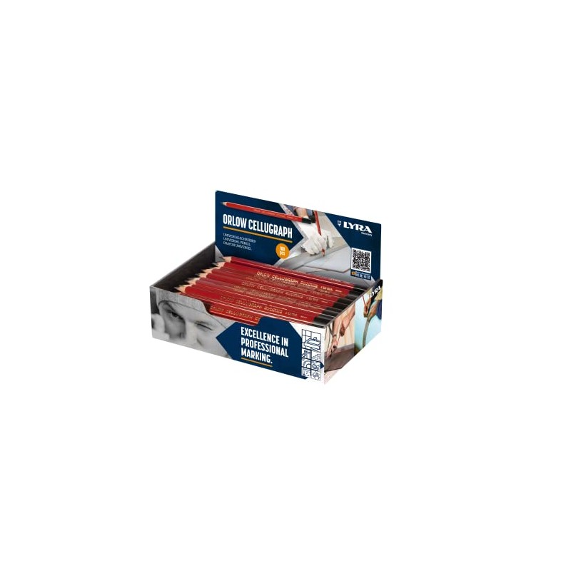 Lyra Cellugraph pencil, for smooth surfaces, glass pen for ceramic,