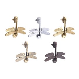 Dragonfly Front Door Knockers - Solid Brass - Various Finishes (Aged Bronze)