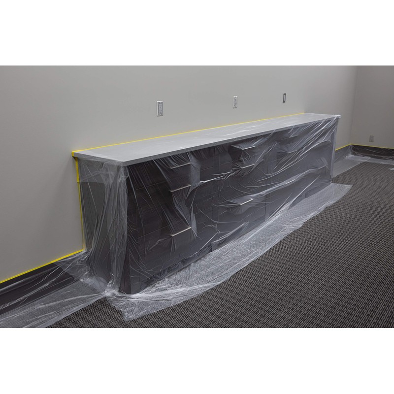 PlazMask Pre-Taped Masking Film, 2-Feet X 65-Feet