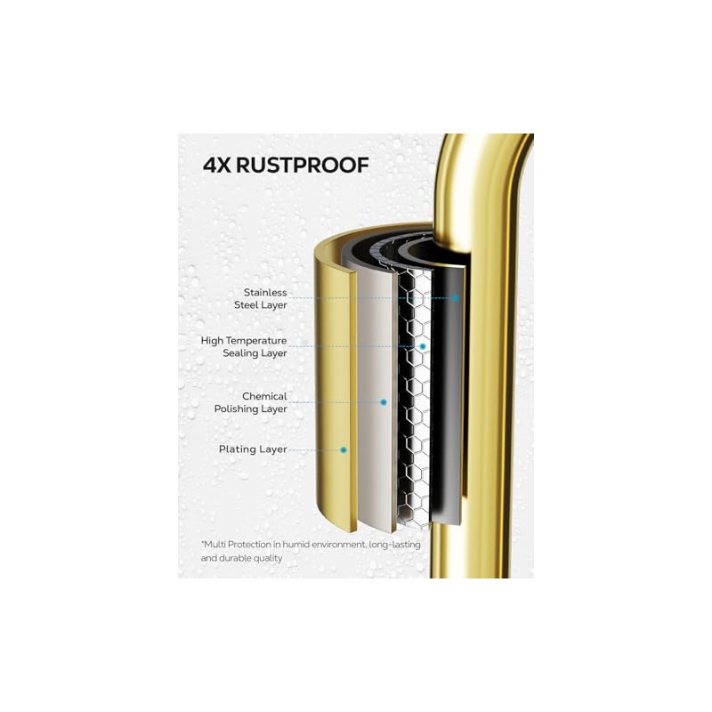 Nieifi - Jabonera para pared de ducha con 4 ganchos,