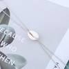 Sttiafay Layered Shell Anklet Bracelets Natural Cowrie Shell Ankle Silver