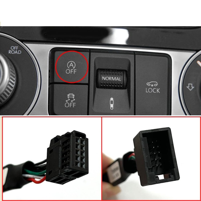 YIKEKEJI Auto Start Stop Deabler/Erase/Eliminator/Canceller for Volkswagen Touareg 7P 2011-2018