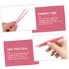jojofuny 3pcs Multifunctional Dual-headed Nail Art Tweezers Comfortable and Tools