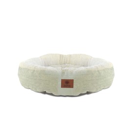 American Kennel Club AKC 3158- Green AKC Casablanca Round Solid Pet Bed, Green for All Dog Breeds and Sizes