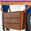 2-Pack Heavy Duty Furniture Moving Straps - for Moving Furniture,
