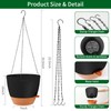 GARDIFE Large Hanging Planter, 12 inch Hanging planters for Indoor.