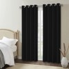 VEHEDE Thermal Insulated Blackout Ring Top Curtains for Bedroom, Thermal