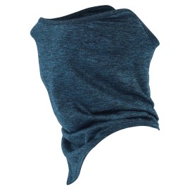 Unbranded Summer Neck Gaiter Half Face Cover Thin Scarf Bandana Motorcycle Cycling Cover - Dark Blue