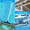 TidyMister 20'' 2 in 1 Pool Brush Head Cobweb Duster