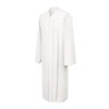 CLERKMANS White Cap & Gown & Tassel Package - High