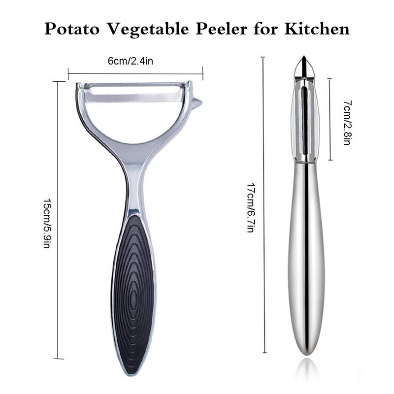 Potato Peelers Vegetable Peeler - Premium Stainless Steel Y-Shaped Rotatable