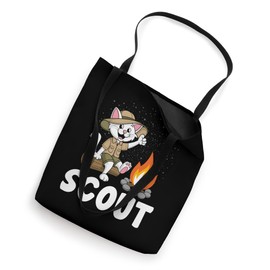 Cat Scout Camping Scouting Scouts Camper Tote Bag