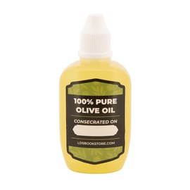 LDS Unconsecrated Olive Oil in 1.25 oz Bottle for Priesthood Blessings, Anointing, and The Healing of The Sick Gift for Men and Missionaries