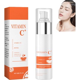 Sérum de Vitamina C para Mujer, Antimanchas Faciales, Sérum Antiedad y Antimanchas - Ilumina la Piel, Apto para Todo Tipo de Piel, Hidrata y Reafirma la Piel, Reduce Arrugas y Tonifica (1 PCS)