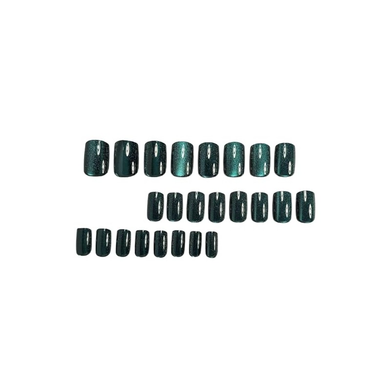 Advanced purple gradient style,Short almond-shaped nails,12 sizes - 24 nail