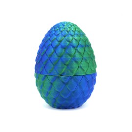 Joy Toy - Drakliths 24202 - 3D Printed Dragon Egg, Dragon Egg with Dragon, Fully Moving Dragon, Fidget Toy 7 x 7 x 9.5 cm