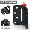 Treasem Self Closing Door Hinges, Auto Closing Spring Hinges with