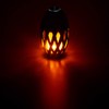 LED-Highlights Bluetooth Speaker Flame Light Black 10 x 24 cm
