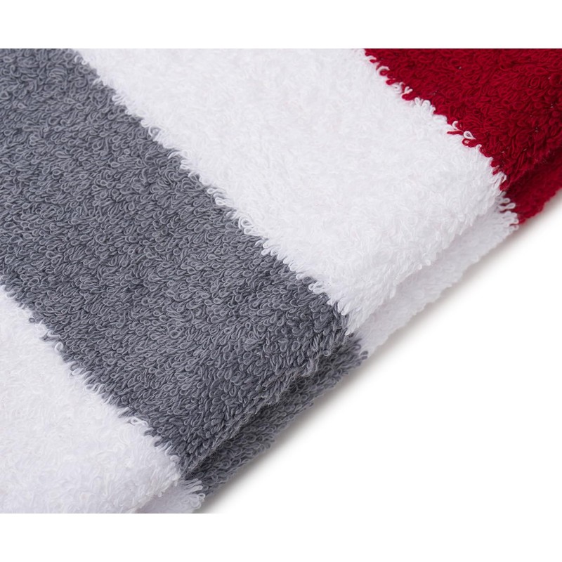 Gözze - New York Striped Hand Towels, Set of 2,