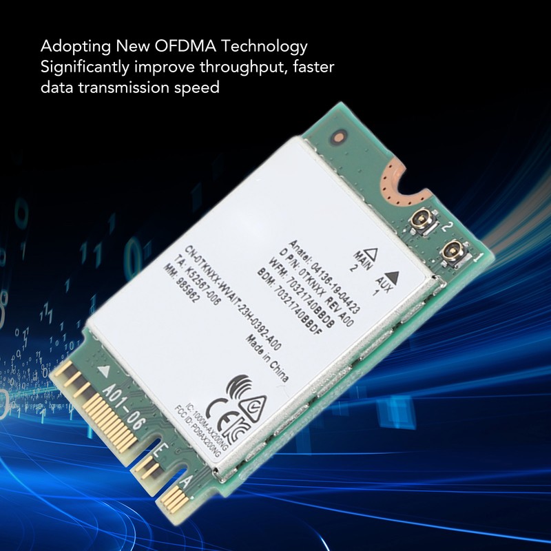 Network Card 1650X AX200 M.2 WiFi6 2.4G 5G Dual Band