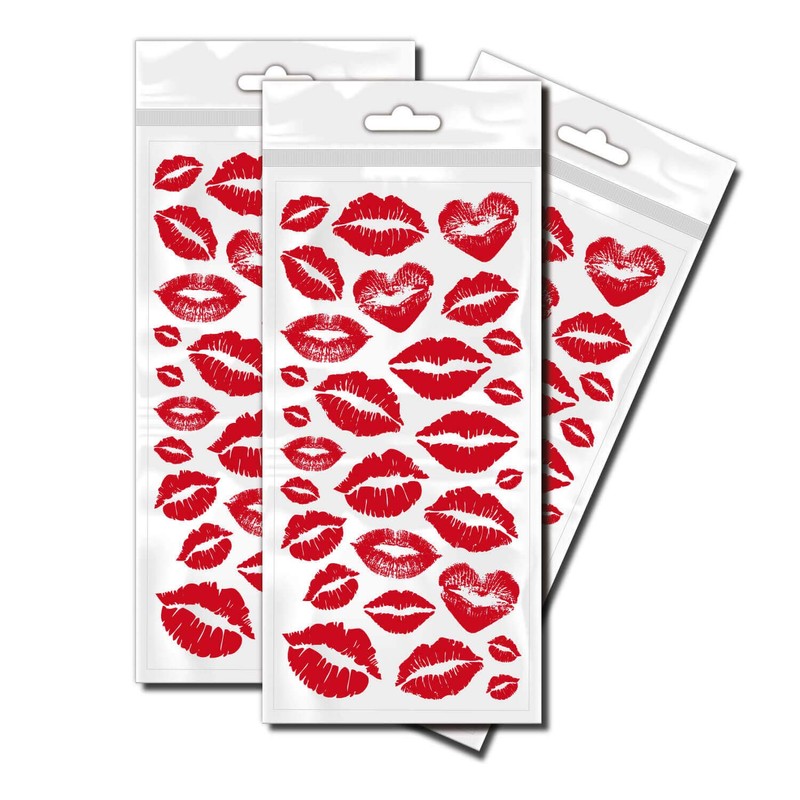 Kiss Mouth Bicycle Sticker Set Kiss Love Sticker Bicycle Children's