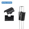 sourcing map 50Pcs Wire Shelving Shelf Lock Clips, Plastic Shelving