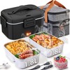 Nifogo Electric Lunch Box for Adults 100W with 2 Stainless