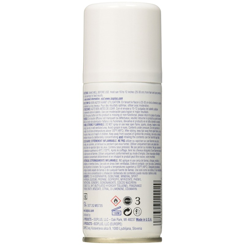 Isoplus Oil Sheen Light Hair Spray With Coconut Oil 2