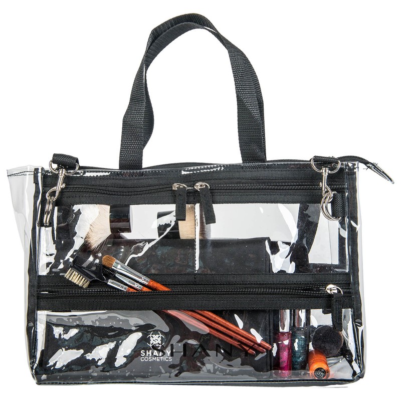 SHANY Clear Travel Makeup Bag - Cosmetics Organizer - Game