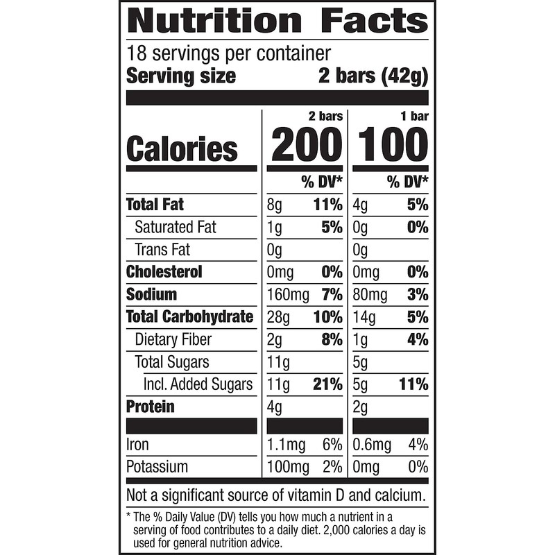 Nature Valley Crunchy Granola Bars, Peanut Butter, 1.49 oz, 18