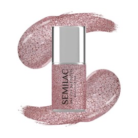 Semilac One Step 3in1 Glossy S250 Glitter Pink