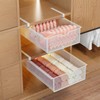 WOCHUANGSI 2 Pack Closet Pull-Out Baskets Bra Underwear and Sock