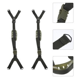 Operitacx 1 Satz Helm Kinnriemen Kinnschutzband Für Bequemer Kinnriemen Schutzhelmgurt Universelle Schutzhelm-kinnriemen Verstellbares Hutband Plastik Olive Green 2 Stück