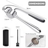 Spremiaglio in acciaio inox da cucina professionale, frantoio aglio, tritatutto