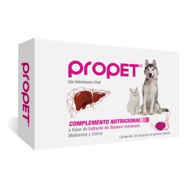 Propet 30 Caps De Gel Hepatoprotector Natural Perros Y Gatos