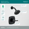 Peerless Parkwood Shower Faucet Set Black, Shower Trim Kit, Shower