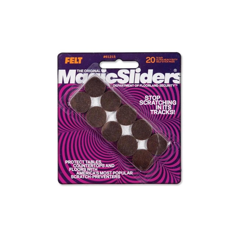 MAGIC SLIDERS 61215 – 3/4 Inch Round Adhesive Sliding Discs,