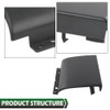 LQI Center Dash Panel Cup Holder Delete Trim Cover Compatible
