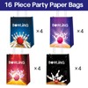16pcs Bowling Party Bags Bowling Decorations for Party Bowling Party