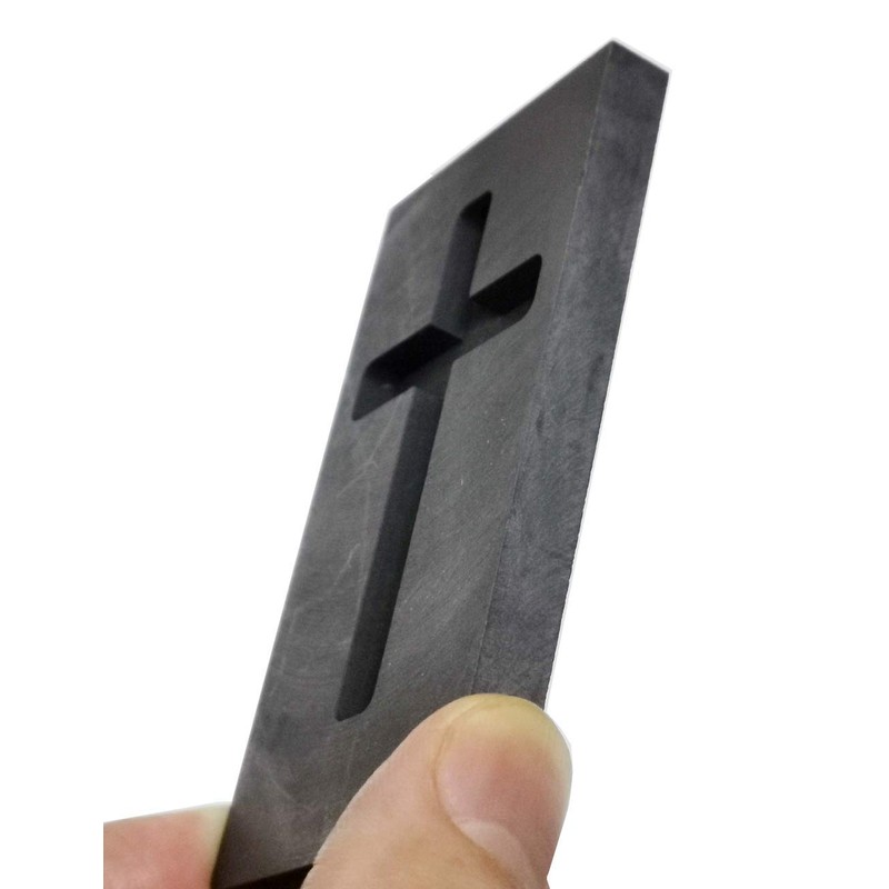 LLF Cross Casting Ingot Metal Scrap Refining Gold Silver Cross
