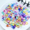 LIMAOLLY 400 PCS Acrylic Heart Shape Beads AB Colors Heart