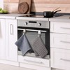 Zonon 12 Pcs Leather Towel Clips for Kitchen Hanging Tea