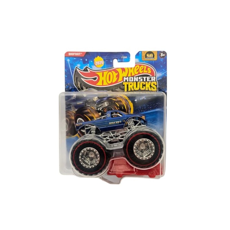 Hot Wheels Monster Trucks Bigfoot Treasure Hunt, 2025 Edition, Die-Cast