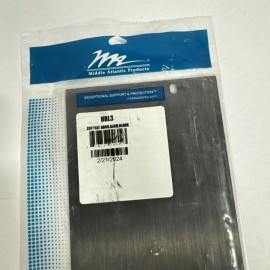 Middle Atlantic Products HBL3 Aluminum Blank Panel, 3SP Flat Alum, HBL3, New #2