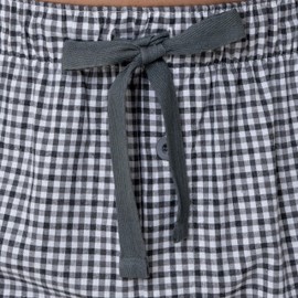 Fruit of the Loom Intradeco Men's Woven Sleep Pajama Pant, Ebony Plaid, Small